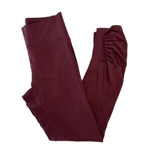 Lululemon Inspire Tight II Ruched Leggings, Plum, Size 4, 25” Inseam